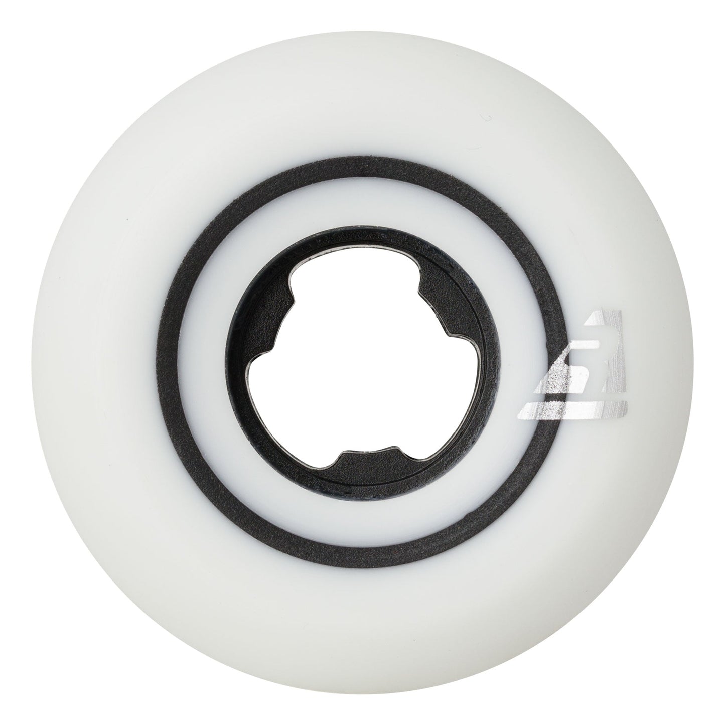 RICTA 53MM SPEEDRINGS WIDE 99A WHITE WITH BLACK WHEELS