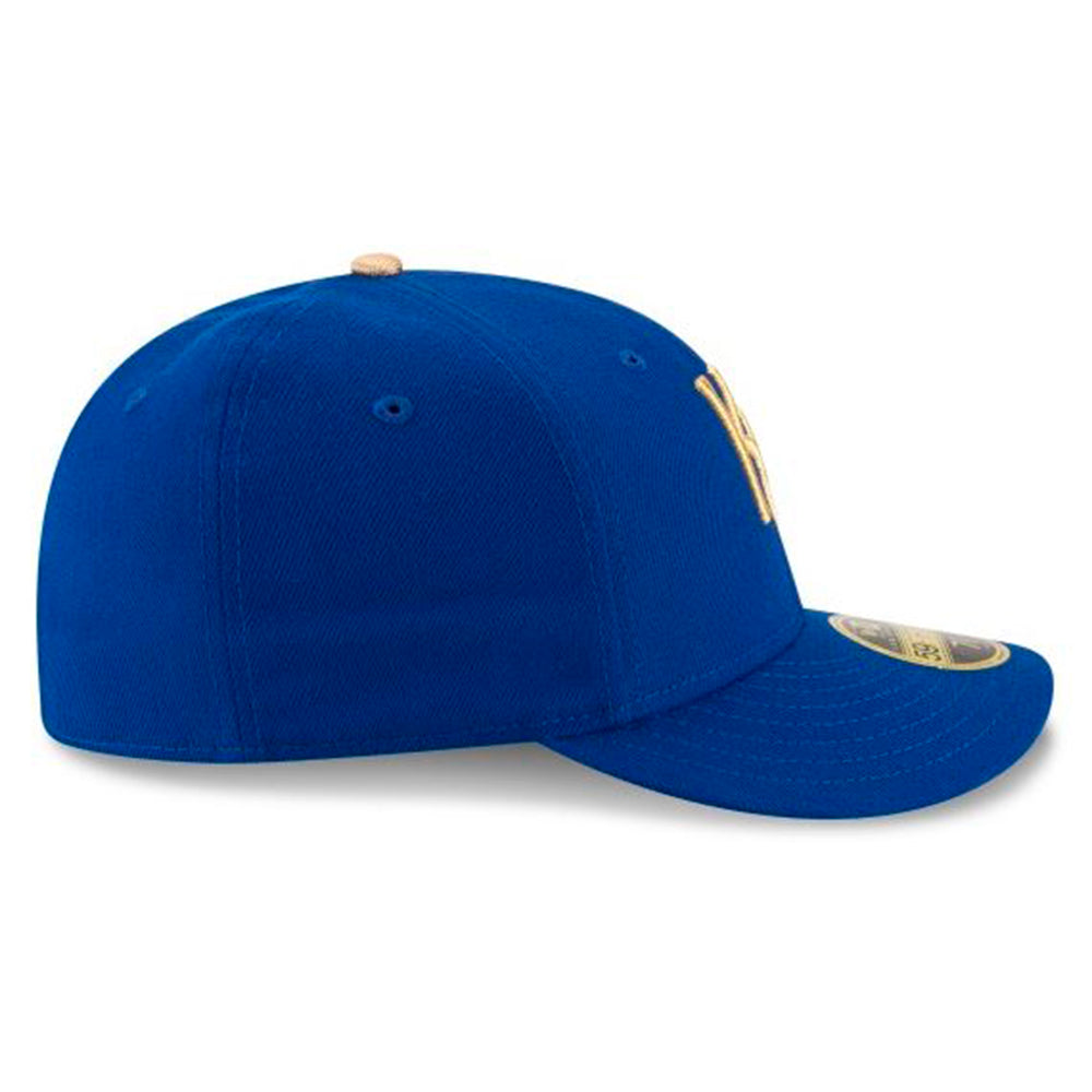 KANSAS CITY ROYALS 59FIFTY NEW ERA LOW PRO ROYAL BLUE FITTED HAT