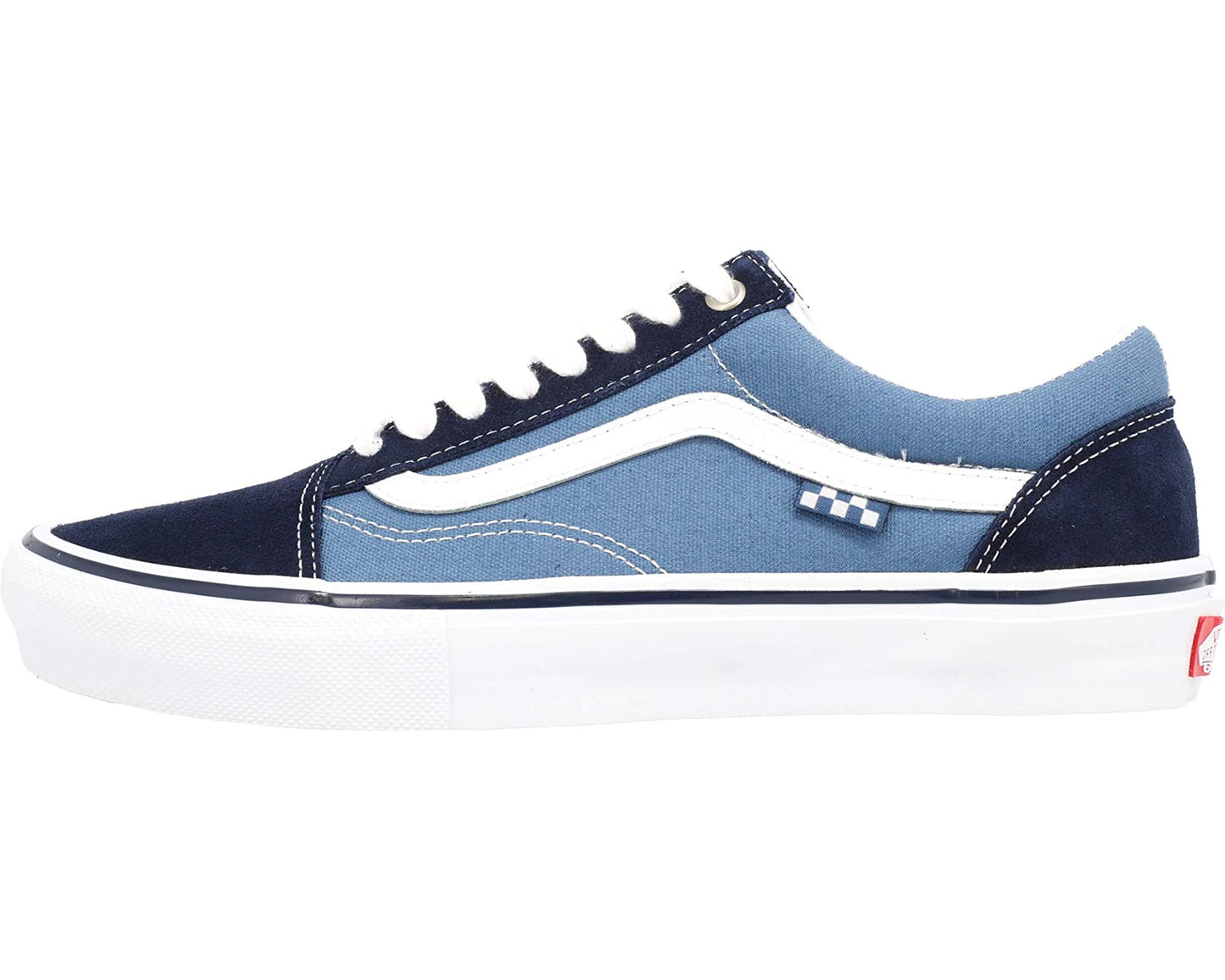 VANS SKATE OLD SKOOL NAVY AND WHITE SHOE