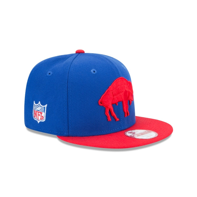 BUFFALO BILLS 9FIFTY NEW ERA 2TONE BLUE AND RED SNAPBACK HAT