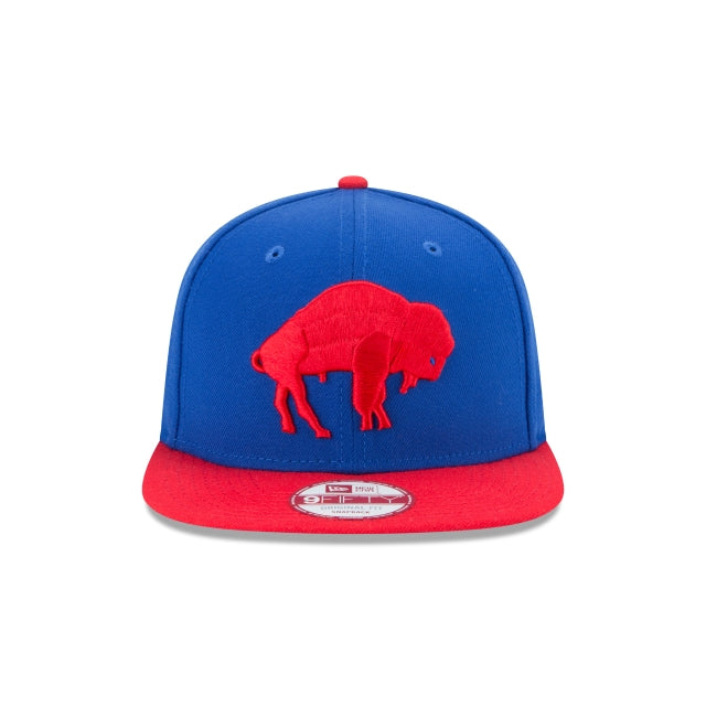 BUFFALO BILLS 9FIFTY NEW ERA 2TONE BLUE AND RED SNAPBACK HAT