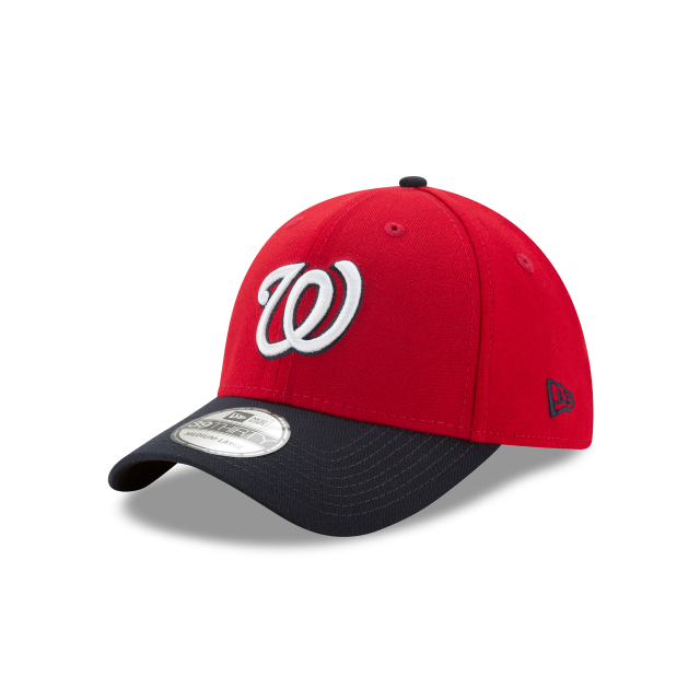 WASHINGTON NATIONALS 39THIRTY NEW ERA CHILD YOUTH TEAM CLASSIC 2TONE RED AND NAVY FITTED HAT