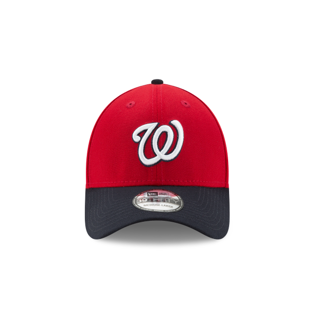 WASHINGTON NATIONALS 39THIRTY NEW ERA CHILD YOUTH TEAM CLASSIC 2TONE RED AND NAVY FITTED HAT