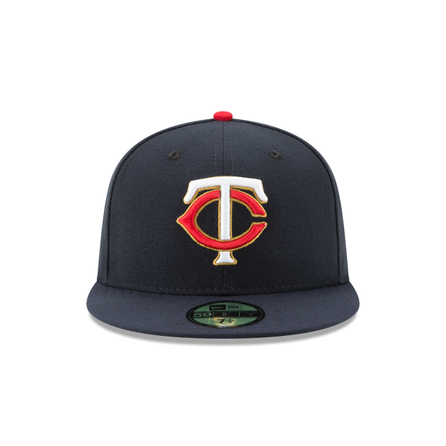 MINNESOTA TWINS 59FIFTY NEW ERA NAVY W GOLD OUTLINE FITTED HAT