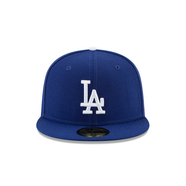 LOS ANGELES DODGERS 59FIFTY NEW ERA BLUE WITH WHITE BUTTON FITTED HAT