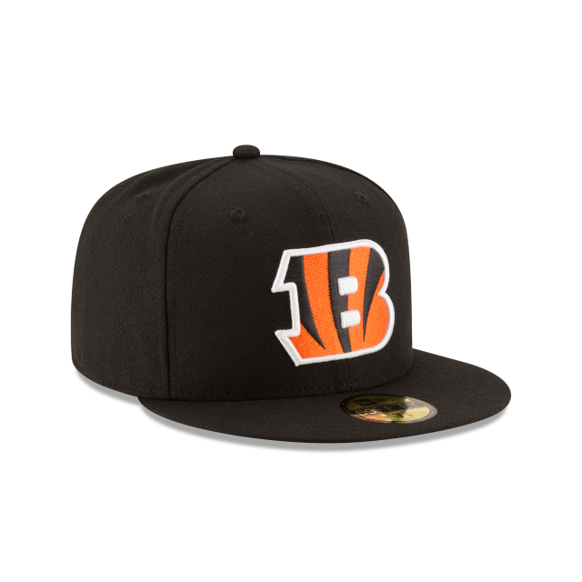 CINCINNATI BENGALS 59FIFTY NEW ERA BLACK FITTED HAT