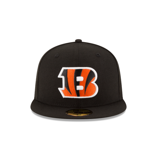 CINCINNATI BENGALS 59FIFTY NEW ERA BLACK FITTED HAT