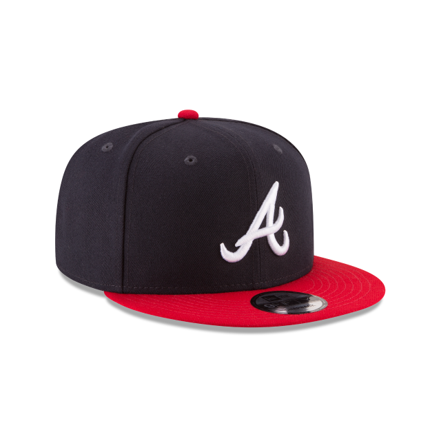 ATLANTA  BRAVES 9FIFTY NEW ERA 2TONE RED AND NAVY SNAPBACK HAT