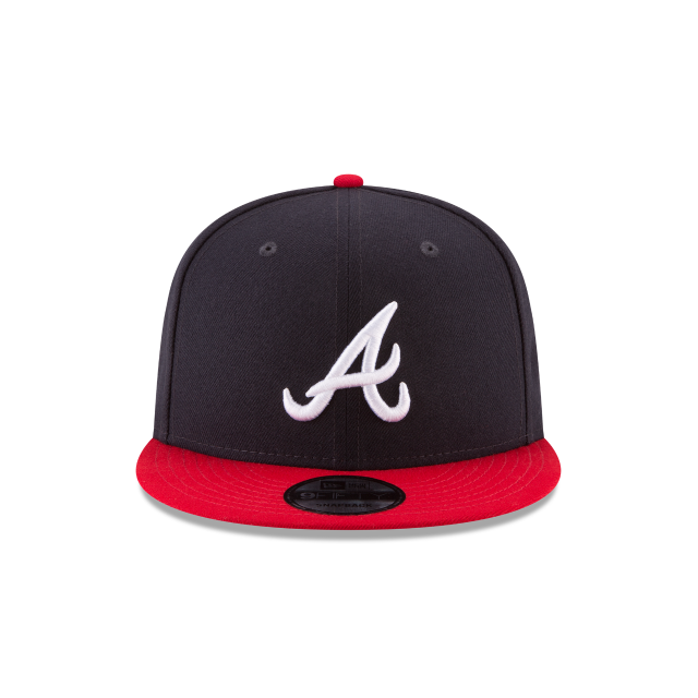 ATLANTA  BRAVES 9FIFTY NEW ERA 2TONE RED AND NAVY SNAPBACK HAT