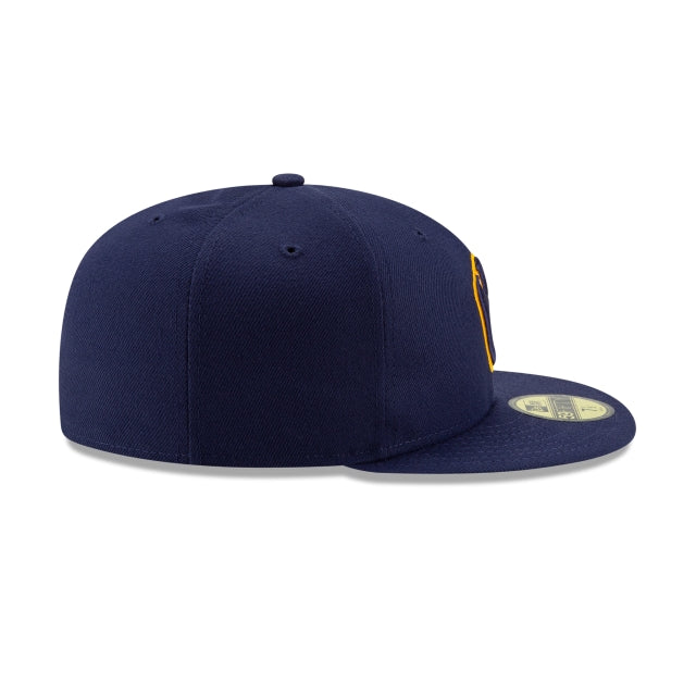 MILWAUKEE BREWERS 59FIFTY NEW ERA NAVY FITTED HAT