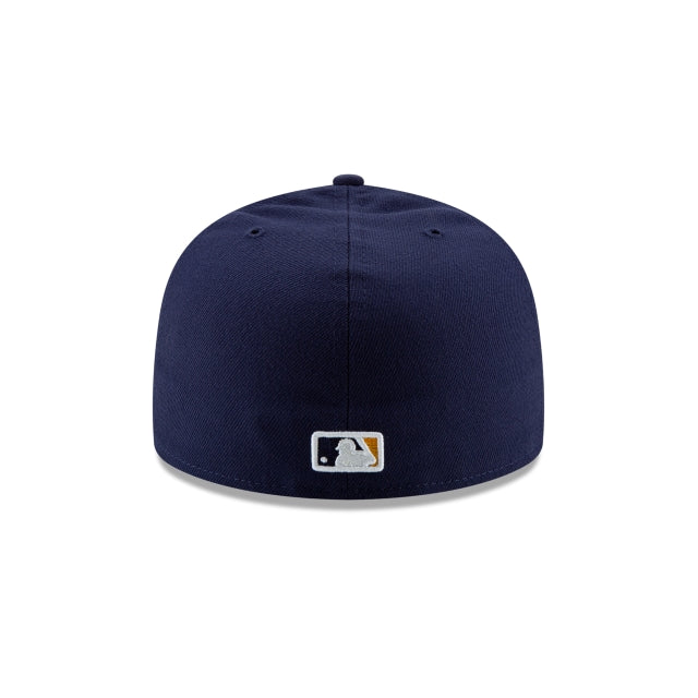 MILWAUKEE BREWERS 59FIFTY NEW ERA NAVY FITTED HAT