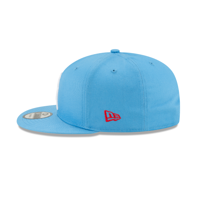 HOUSTON OILERS 9FIFTY NEW ERA LIGHT BLUE SNAPBACK HAT