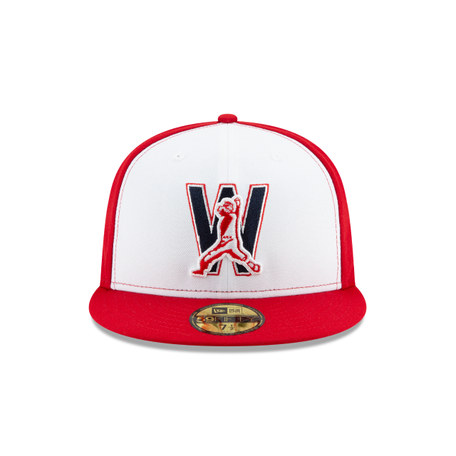 WASHINGTON NATIONALS 59FIFTY NEW ERA 2TONE ALT 4 RED AND WHITE FITTED HAT