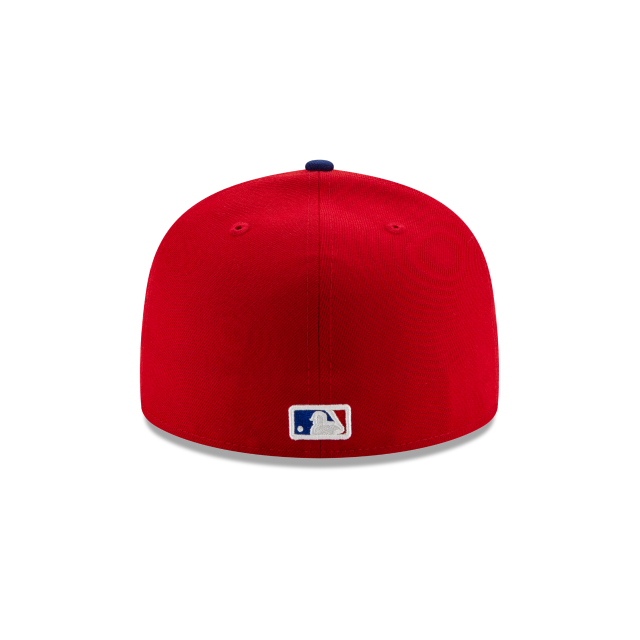 TEXAS RANGERS 59FIFTY NEW ERA 2TONE RED AND BLUE FITTED HAT