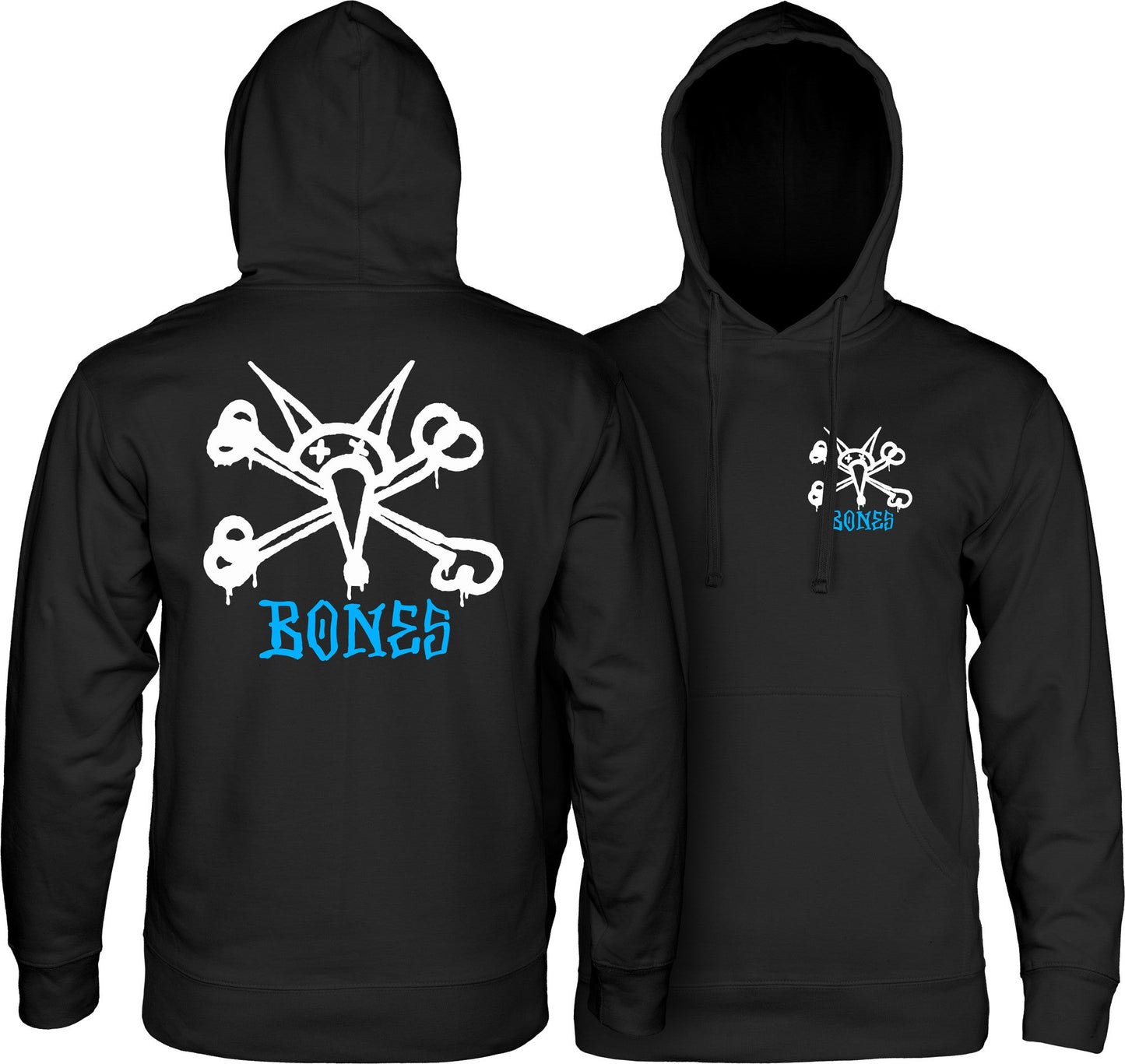 POWELL PERALTA RAT BONES HOODIE - BLACK