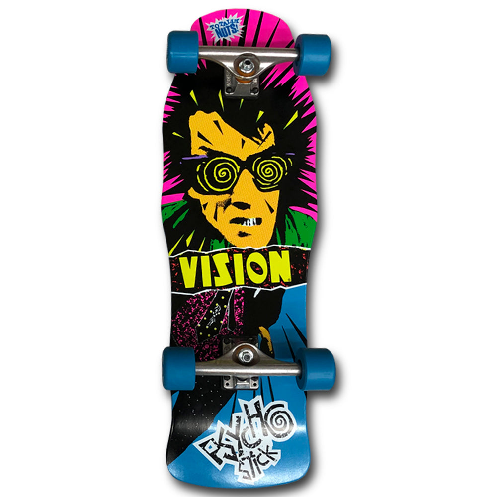 VISION PSYCHO STICK BLUE DIP CUSTOM COMPLETE