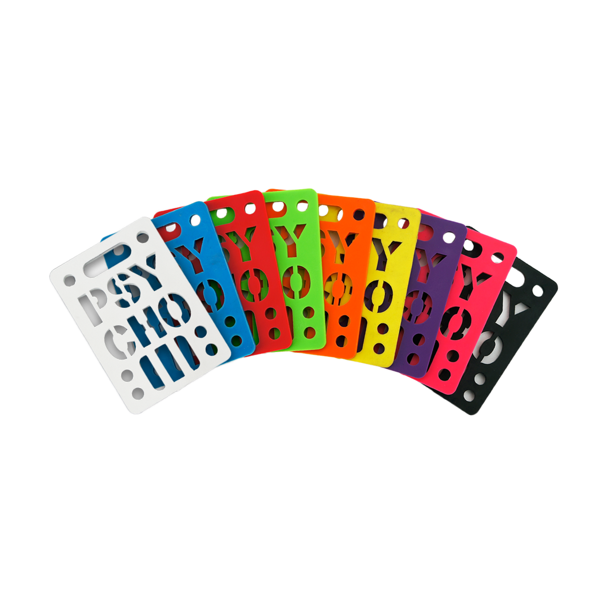 PSYCHO SKATE 1/8" RISER PADS - ( SET OF 2 )