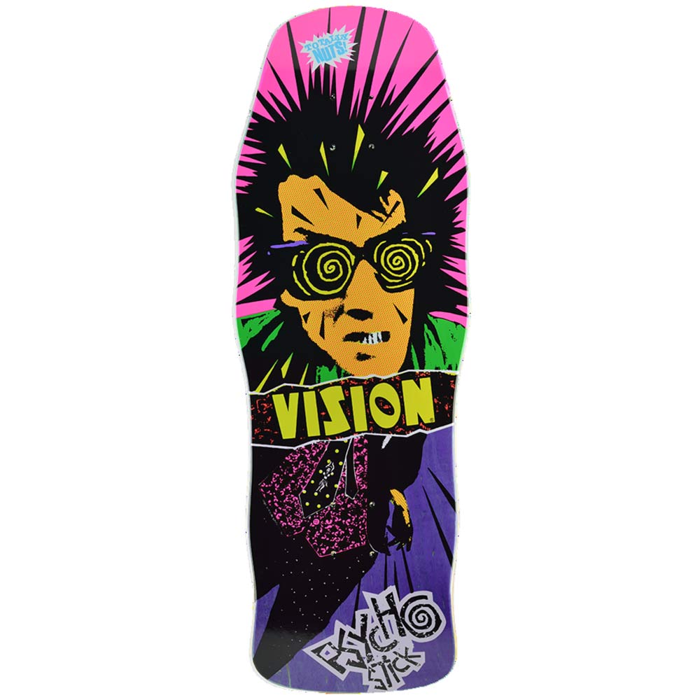 VISION PSYCHO STICK ORIGINAL PURPLE DIP DECK - 10.0"