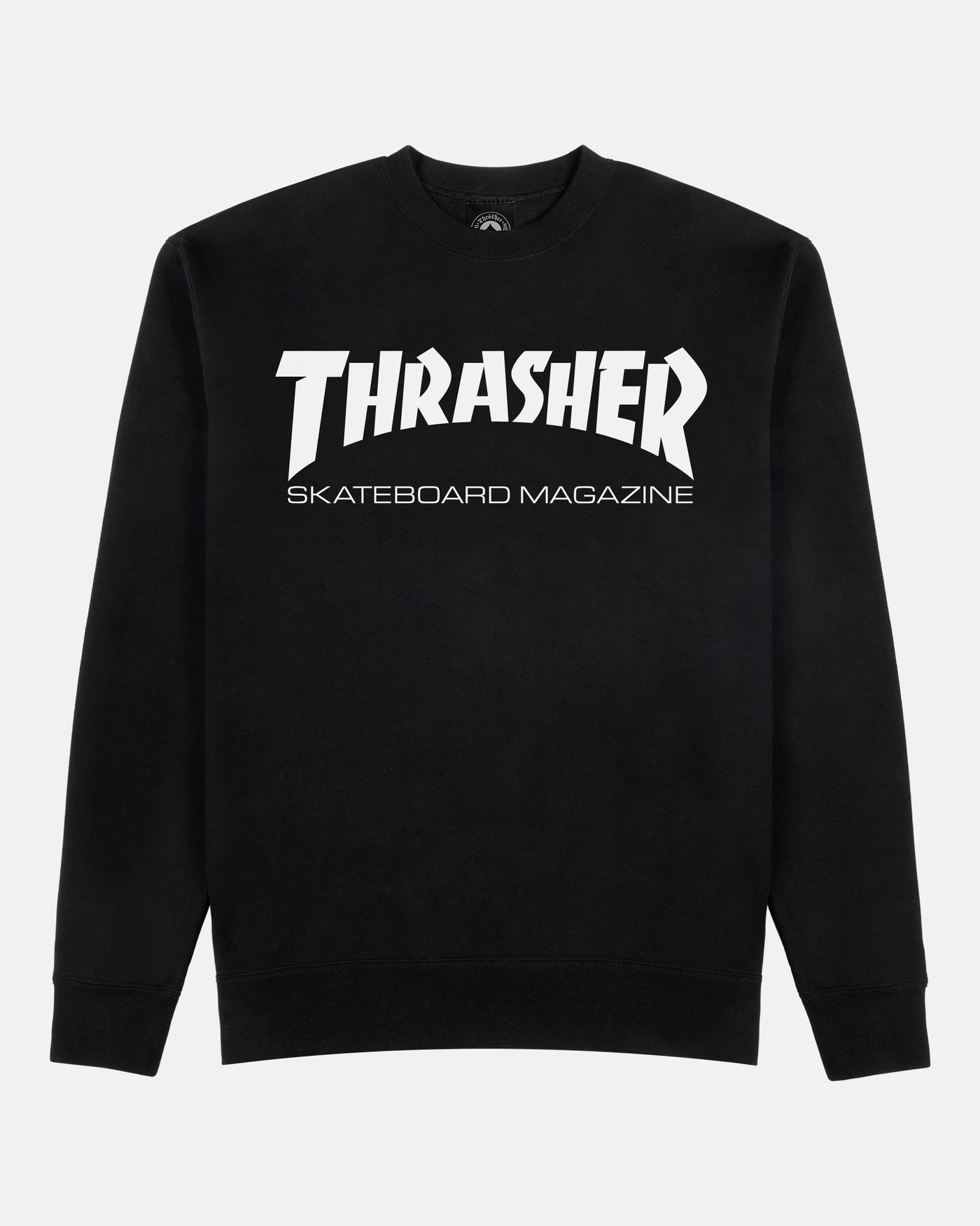 THRASHER SKATE MAG CREWNECK SWEATSHIRT - BLACK