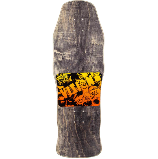 VISION PSYCHO STICK ORIGINAL PURPLE STAIN DECK - 10.0"