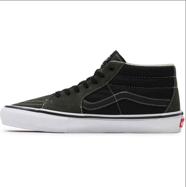 VANS SKATE GROSSO MID FOREST NIGHT GREEN AND BLACK SHOE