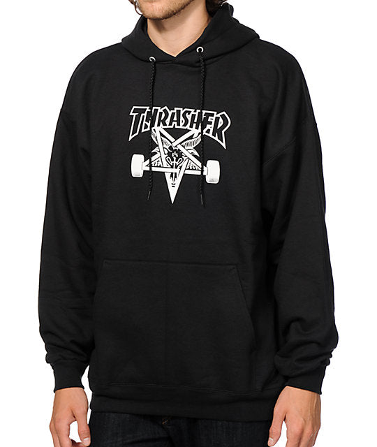 THRASHER SKATEGOAT HOODIE - BLACK