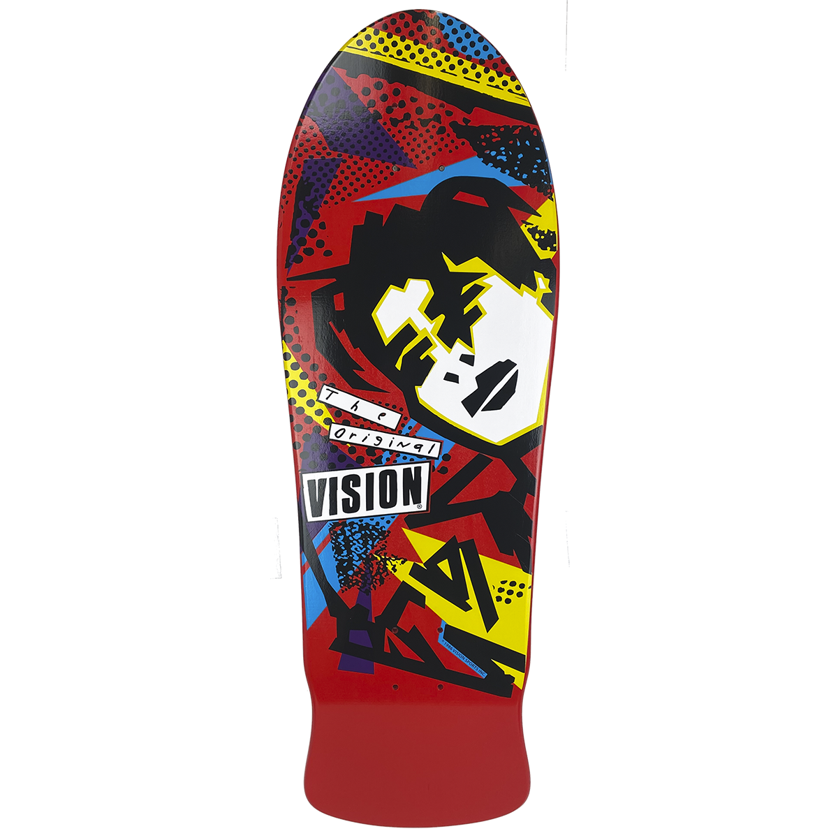 VISION ORIGINAL MARK GONZALES FACES RED DECK - 10.0"x30"