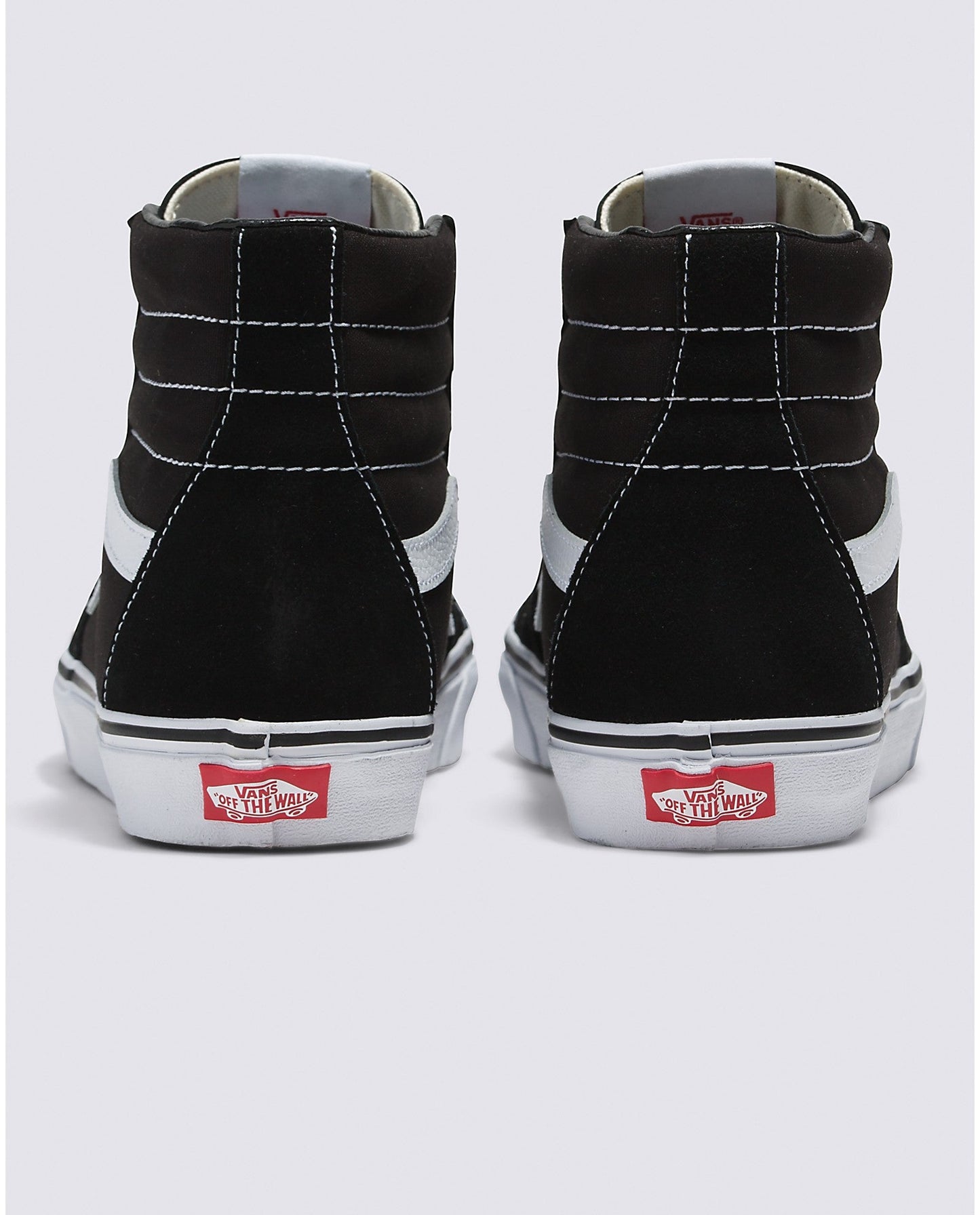 VANS SK8-HI BLACK BLACK WHITE SHOE