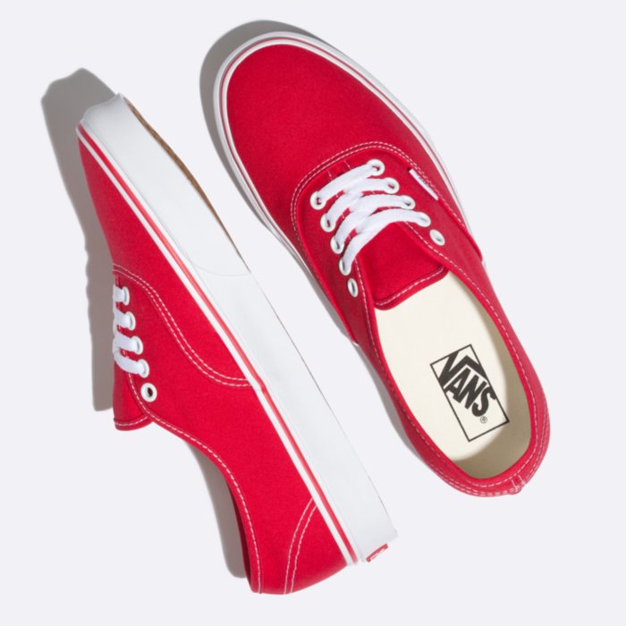 Authentic Red VANS AUTHENTIC RED SHOE – 805 skate shop