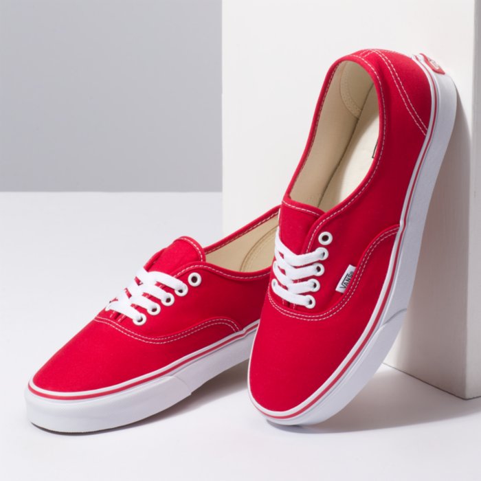 Authentic Red VANS AUTHENTIC RED SHOE – 805 skate shop