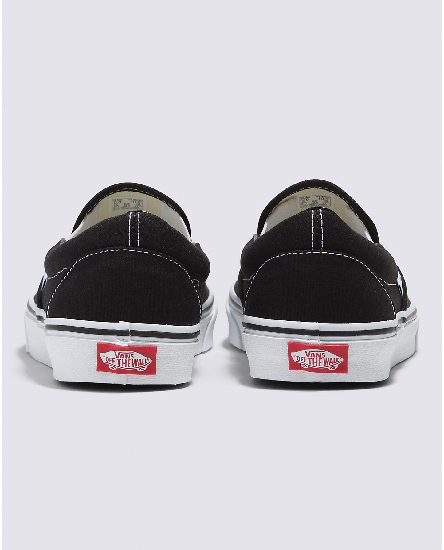 VANS CLASSIC SLIP-ON BLACK SHOE