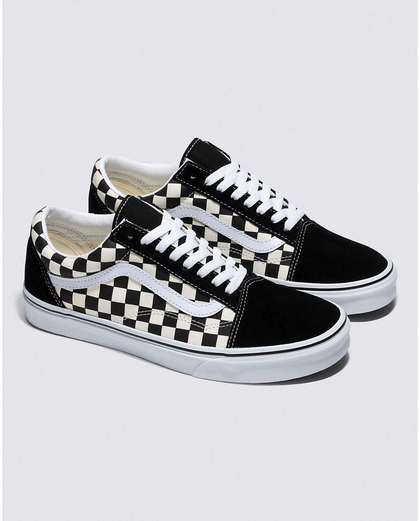 VANS OLD SKOOL PRIMARY CHECKERED BLACK AND WHITE SHOE