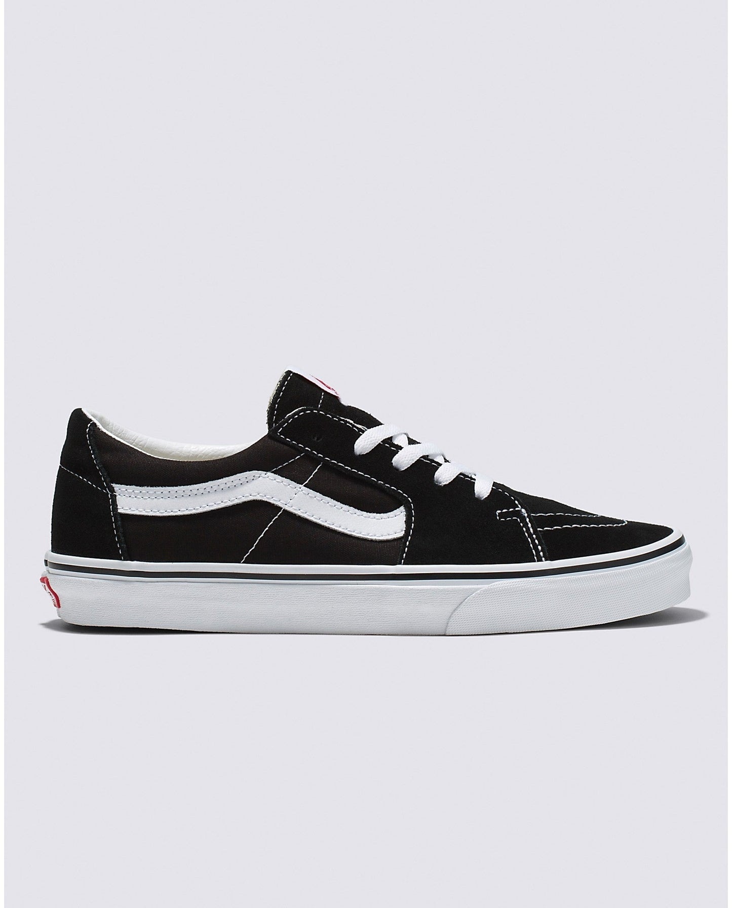 VANS SK8-LOW BLACK AND WHITE SHOE