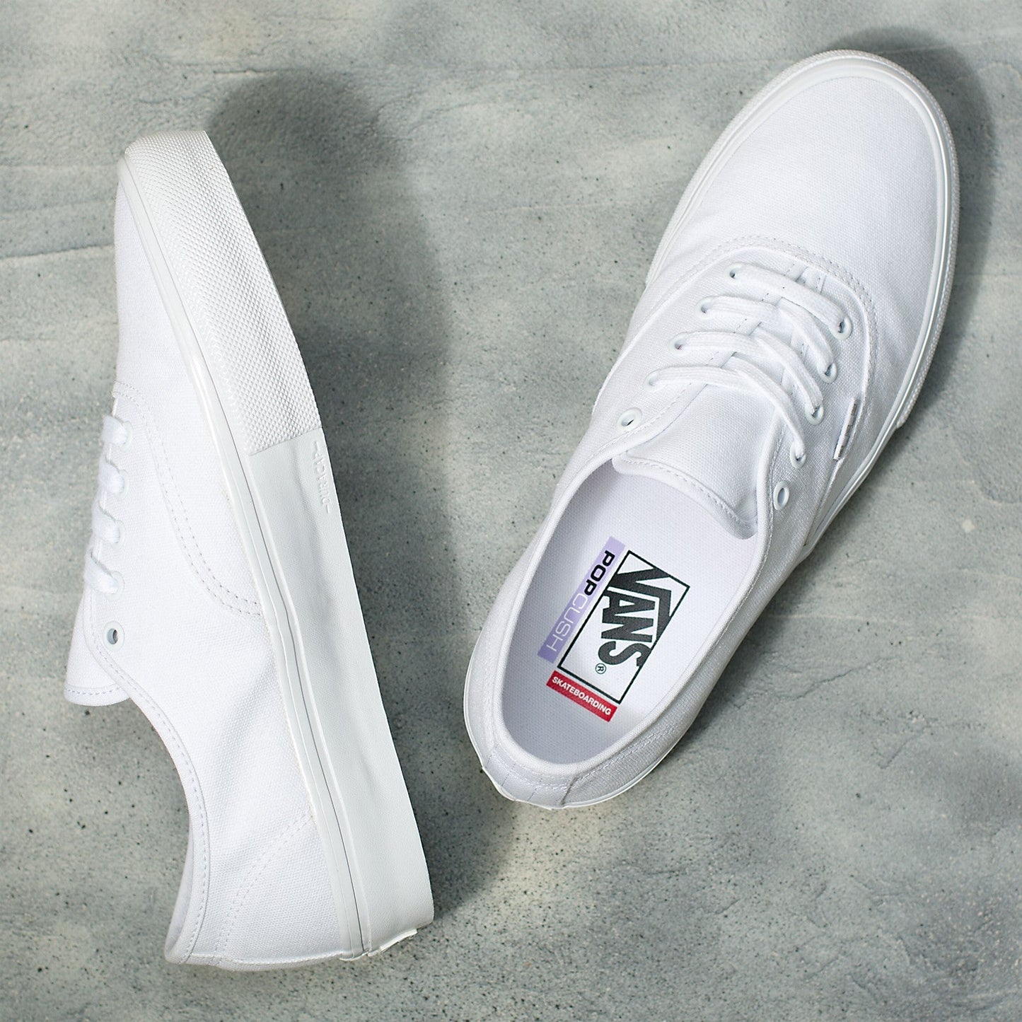 VANS SKATE AUTHENTIC TRUE WHITE SHOE