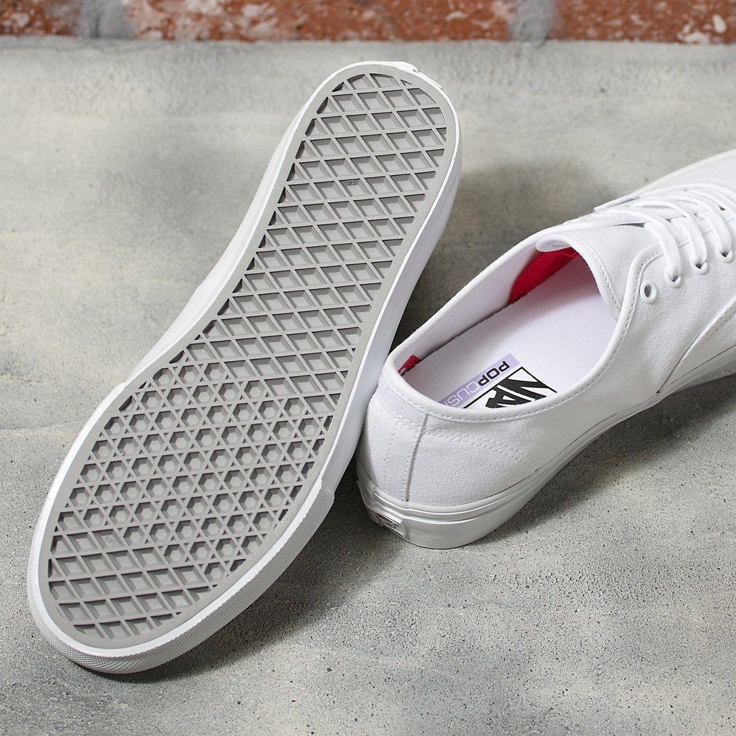 VANS SKATE AUTHENTIC TRUE WHITE SHOE