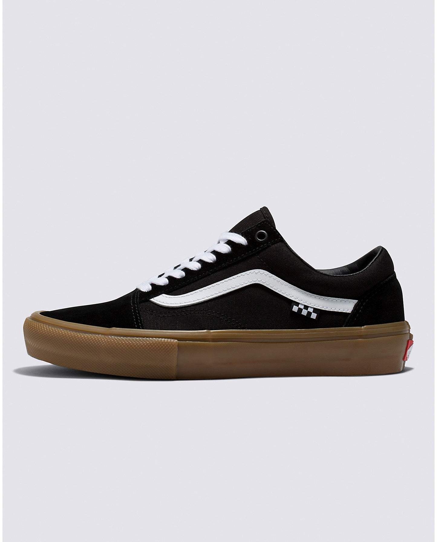 VANS SKATE OLD SKOOL BLACK AND GUM SHOE