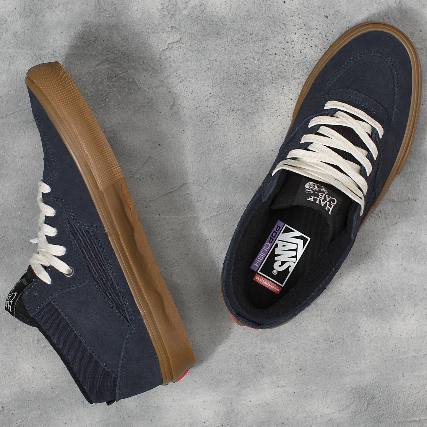 VANS SKATE HALF CAB NAVY / GUM SHOE