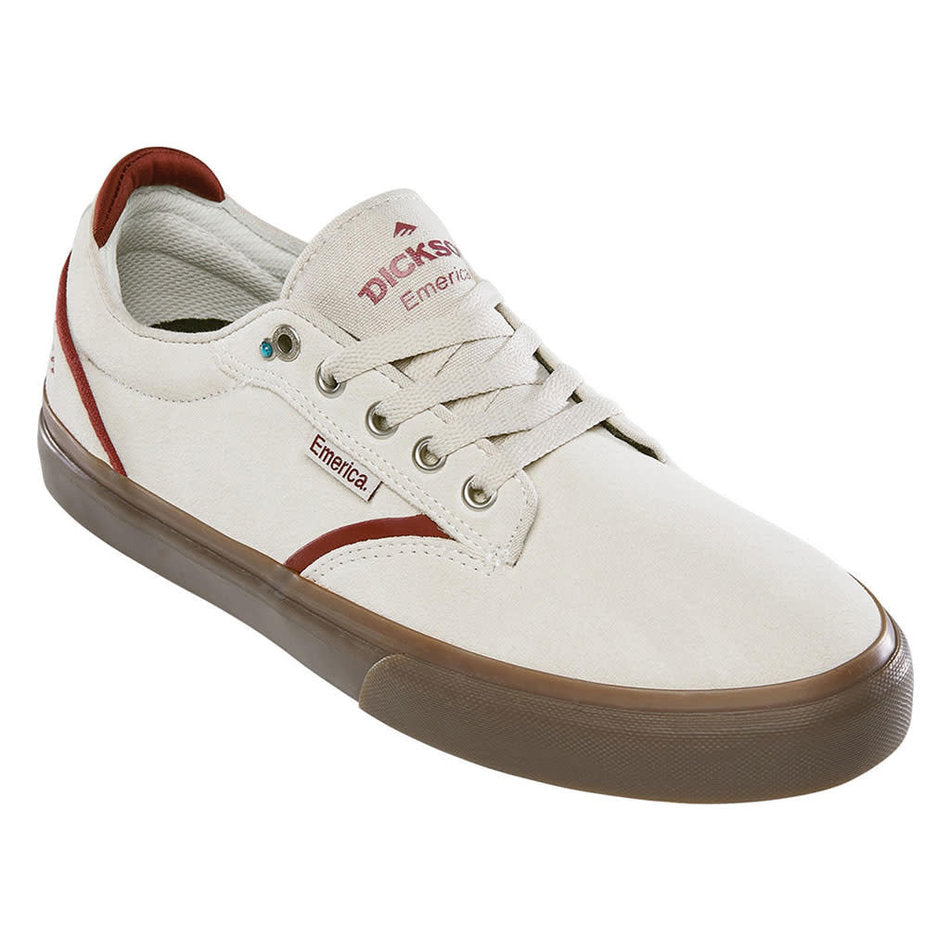 EMERICA DICKSON WHITE/RED/GUM SHOE