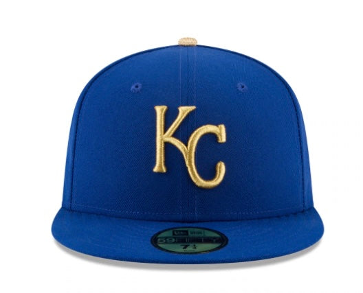 KANSAS CITY ROYALS 59FIFTY NEW ERA ROYAL BLUE FITTED HAT