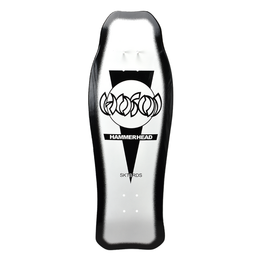 HOSOI HAMMERHEAD Black/white DECK double kick - 10.5