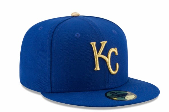 KANSAS CITY ROYALS 59FIFTY NEW ERA ROYAL BLUE FITTED HAT