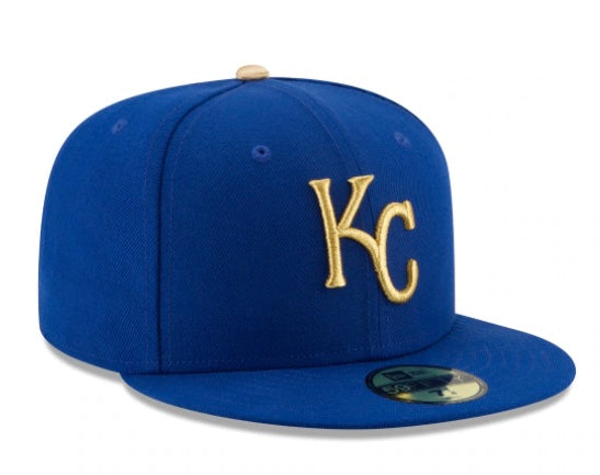 KANSAS CITY ROYALS 59FIFTY NEW ERA ROYAL BLUE FITTED HAT