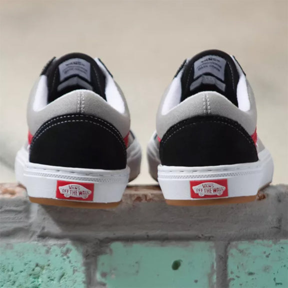 VANS BMX OLD SKOOL BLACK GRAY AND RED SHOE