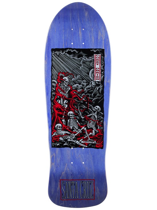 SANTA CRUZ O'BRIEN PURGATORY PURPLE STAIN REISSUE DECK - 9.85" x 30"