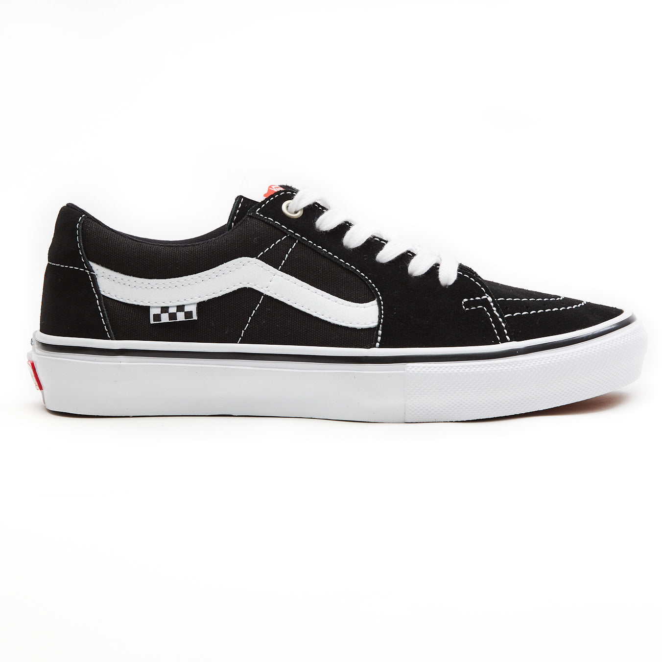 VANS SKATE SK8-LOW BLACK AND WHITE SHOE